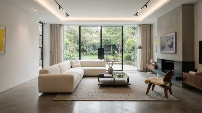Low-Profile Modern Sofa