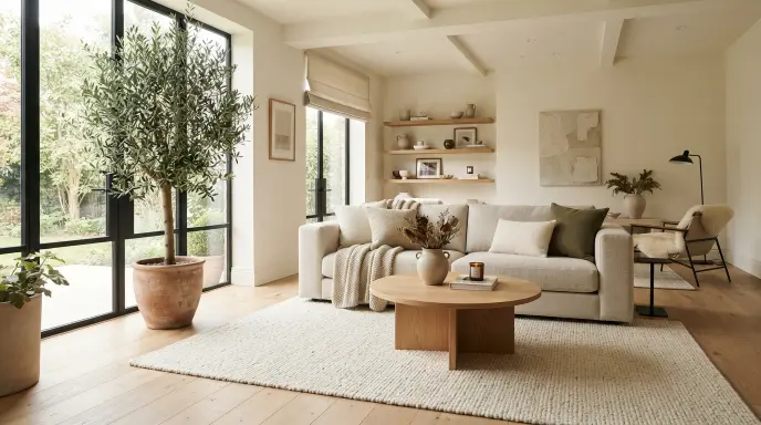 Minimalist Neutral Sofa
