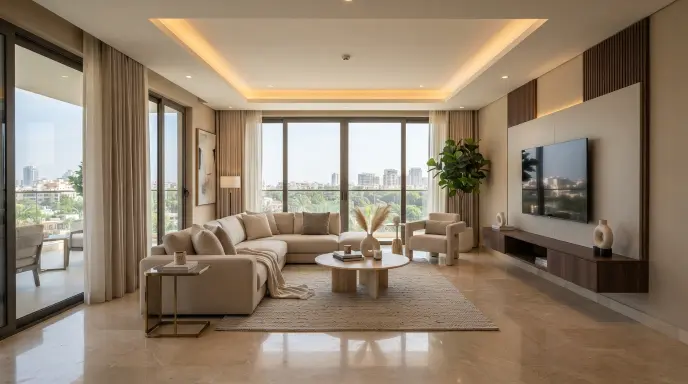 Modern Tray False Ceiling