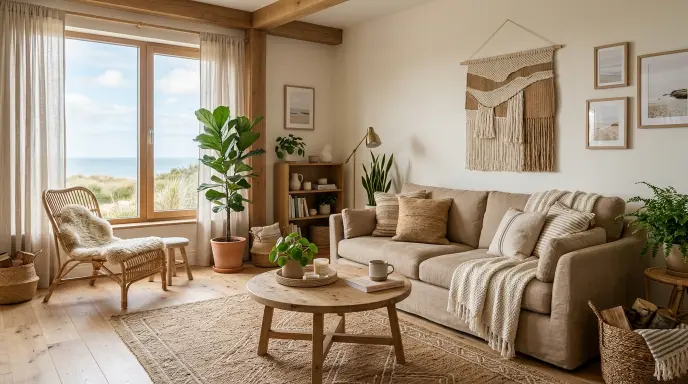 Neutral Linen Sofa
