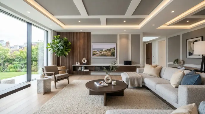 Two-Tone False Ceiling